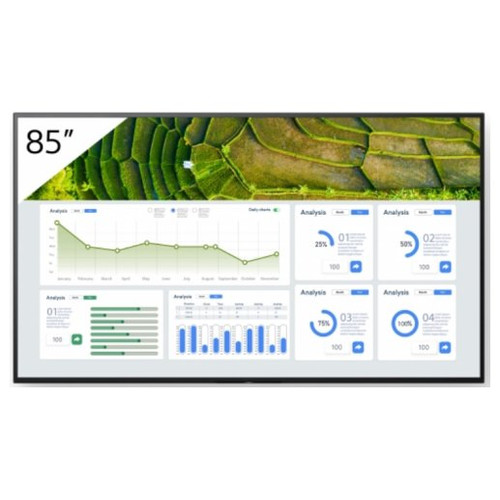 Sony FW-85BZ30L pantalla de se&ntilde;alizaci&oacute;n Pantalla plana para se&ntilde;alizaci&oacute;n digital 2,16 m (85") LCD Wifi 440 cd / m&sup2; 4K Ultra HD Negro Android 24/7 (Espera 4 dias)