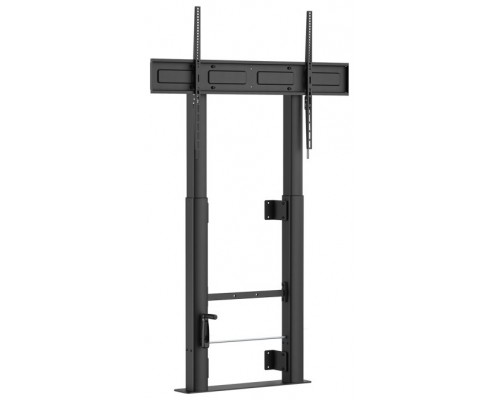 AISENS - SOPORTE SUELO CON MANIVELA Y FIJACION A PARED, TV 120KG DE 60-100, NEGRO