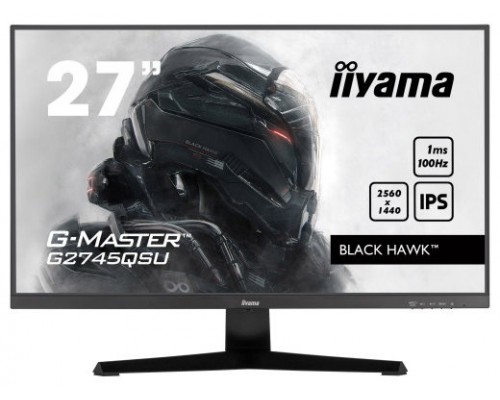 iiyama G-MASTER G2745QSU-B1 pantalla para PC 68,6 cm (27") 2560 x 1440 Pixeles Dual WQHD LED Negro (Espera 4 dias)