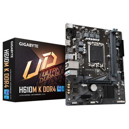 PLACA GIGABYTE H610M K DDR4 1.0 INTEL1700 2DDR4-SE20 PLACA GIGABYTE H610M K DDR4 1.0 INTEL1700 2DDR4