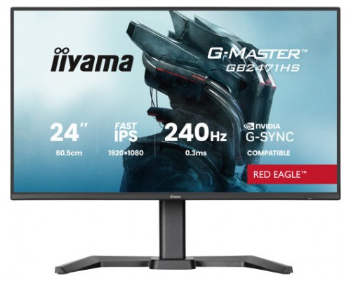 iiyama GB2471HS-B1 pantalla para PC 60,5 cm (23.8") 1920 x 1080 Pixeles Negro (Espera 4 dias)