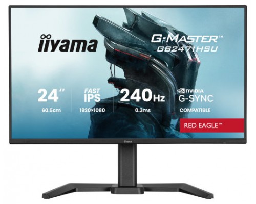 iiyama GB2471HSU-B1 pantalla para PC 60,5 cm (23.8") 1920 x 1080 Pixeles Negro (Espera 4 dias)