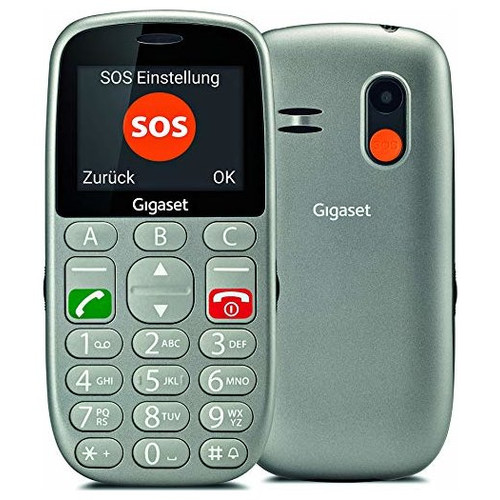 Gigaset Móvil Senior GL390 2.2" Dual SIM Gris-IA25 Gigaset Móvil Senior GL390 2.2" Dual SIM Gris