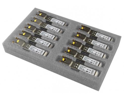 STARTECH PAQUETE 10 MODULOS SFP RJ45 GIGABIT