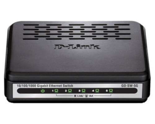 SWITCH D-LINK GO-SW-5G 5PTOS 10/100/1000