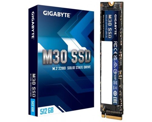 Gigabyte M30 M.2 512 GB PCI Express 3.0 3D TLC NAND NVMe (Espera 4 dias)