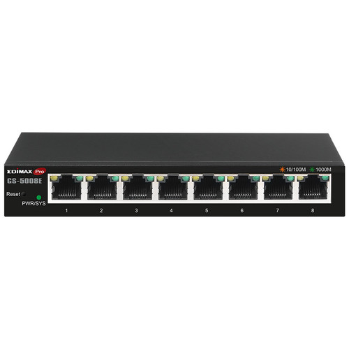SWITCH EDIMAX GS-5008E 8PTOS 10/100/1000-SE30 SWITCH EDIMAX GS-5008E 8PTOS 10/100/1000