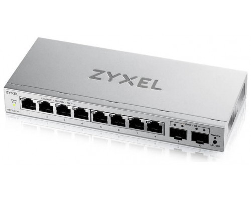 ZyXEL GS1200-10V3 Switch 8xGbE 2xSFP-IA30 ZyXEL GS1200-10V3 Switch 8xGbE 2xSFP