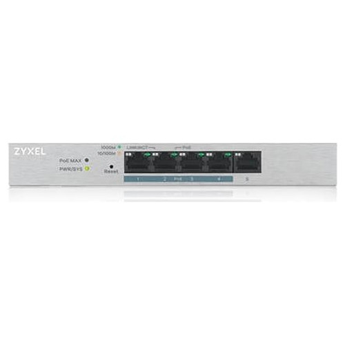 Zyxel GS1200-5HP v2 Gestionado Gigabit Ethernet (10/100/1000) Energ&iacute;a sobre Ethernet (PoE) Gris (Espera 4 dias)