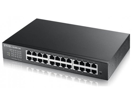 Zyxel GS1900-24E Gestionado L2 Gigabit Ethernet (10/100/1000) Negro (Espera 4 dias)