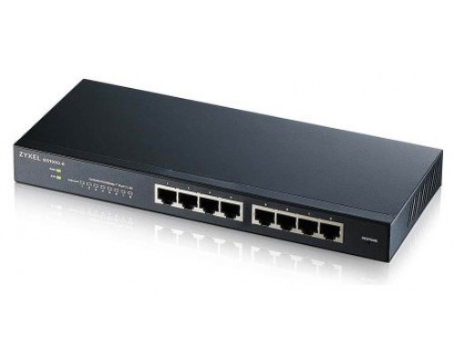 Zyxel GS1900-8 Gestionado L2 Gigabit Ethernet (10/100/1000) Negro (Espera 4 dias)