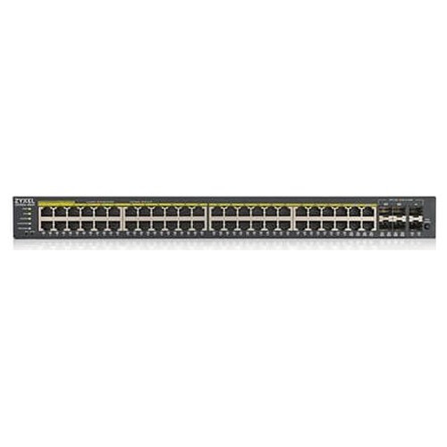 Zyxel GS1920-48HPV2 Gestionado Gigabit Ethernet (10/100/1000) Energ&iacute;a sobre Ethernet (PoE) Negro (Espera 4 dias)