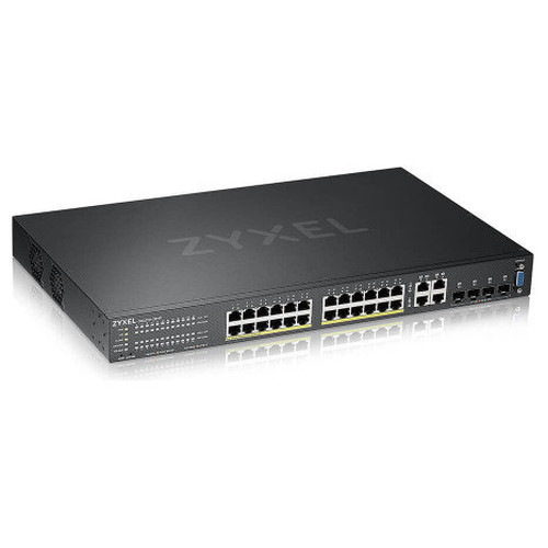 Zyxel GS2220-28HP-EU0101F switch Gestionado L2 Gigabit Ethernet (10/100/1000) Energía sobre Ethernet (PoE) Negro (Espera 4 dias)-SX30 Zyxel GS2220-28HP-EU0101F switch Gestionado L2 Gigabit Ethernet (10/100/1000) Energía sobre Ethernet (PoE) Negro (Espera 4 dias)