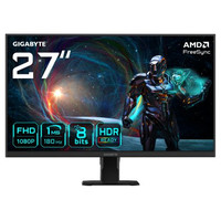 GIGABYTE GS27FA Monitor para juegos de 27&rdquo; FHD - 1920 x 1080 (FHD), 180Hz, 1ms, 300 cd/m&sup2;, FreeSync, HDR Ready, HDMI 2.0 (Espera 4 dias)