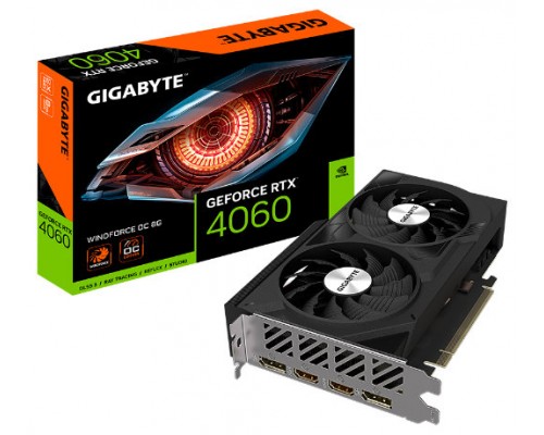 TARJETA GRAFICA GIGABYTE RTX 4060 WINDFORCE OC 8GB