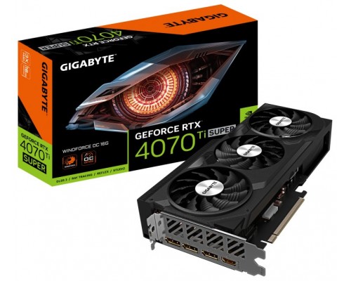 Gigabyte GeForce RTX 4070 Ti SUPER WINDFORCE OC 16G NVIDIA 16 GB GDDR6X (Espera 4 dias)