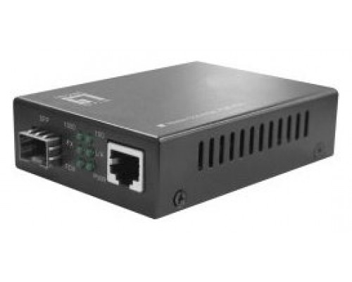 CONVERTIDOR DE MEDIOS LEVEL ONE GVT-2012 RJ45 GB A SFP