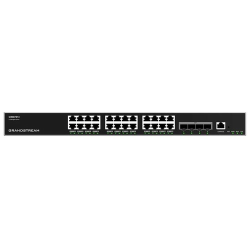 Grandstream GWN7813 Switch 24xGbE 4xSFP stackable-SX30 Grandstream GWN7813 Switch 24xGbE 4xSFP stackable