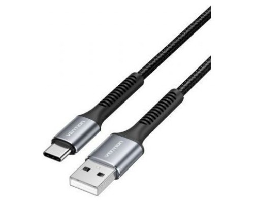 CABLE USB-A A USB-C 1 M NEGRO/GRIS VENTION (Espera 4 dias)