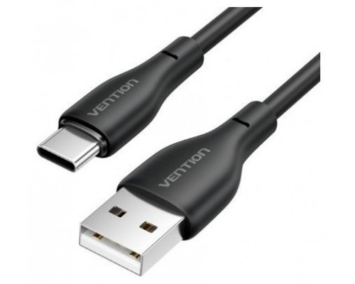 CABLE USB-A A USB-C 1 M NEGRO VENTION (Espera 4 dias)