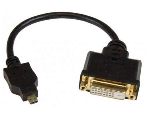 STARTECH ADAPTADOR CABLE 20CM MICRO HDMI A DVI-D