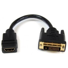 STARTECH ADAPTADOR 20CM HDMI® A DVI - DVI-D MACHO