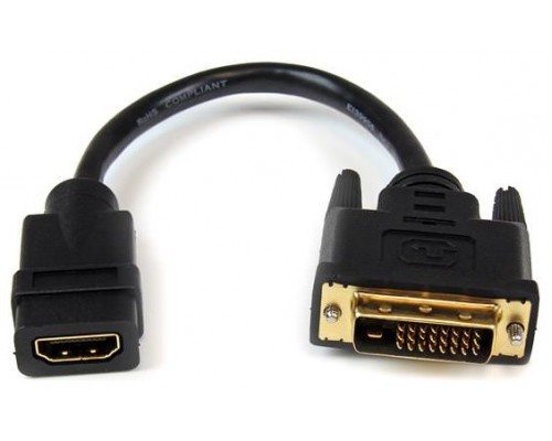 STARTECH ADAPTADOR 20CM HDMI® A DVI - DVI-D MACHO