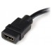 STARTECH ADAPTADOR 20CM HDMI® A DVI - DVI-D MACHO