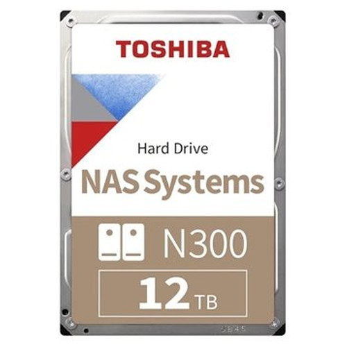Toshiba N300 NAS HDD 12TB 3.5" SATA 6Gb-s 7200rpm