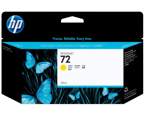 TINTA HP C9373A Nº 72 AMARILLO 130 ML