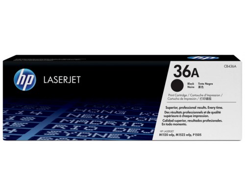 TONER HP CB436A Nº36A NEGRO 2.000PAG