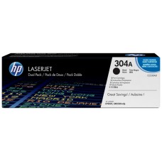 TONER HP CC530AD Nº304A PACK X2 NEGRO 3.500PAG