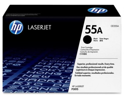 TONER HP CE255A Nº55A NEGRO 6.000PAG