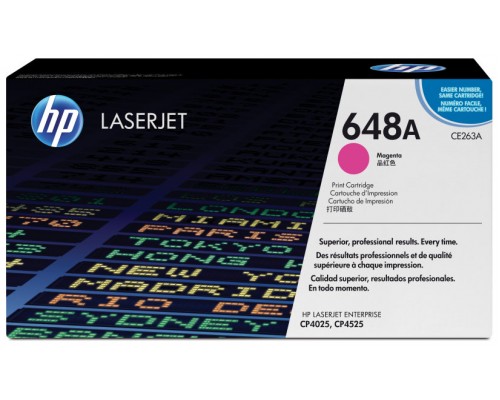 TONER HP CE263A Nº648A MAGENTA 11.000PAG