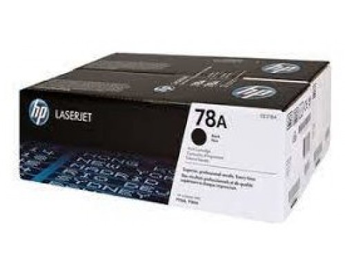 HP CE278AD Nº 78 TONER LASER DOBLE NEGRO