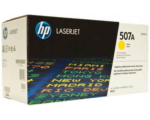 TONER HP CE402A Nº507A AMARILLO 6.000PAG