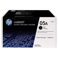 TONER HP CE505D Nº05A PACK 2 UD