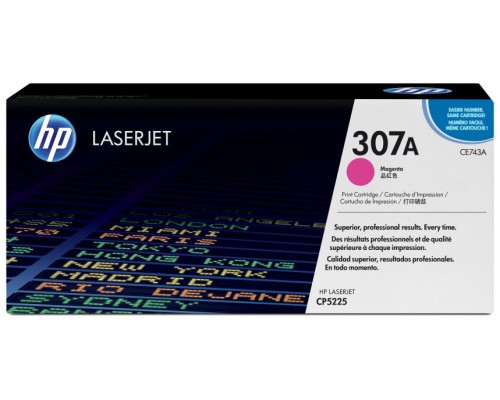 TONER HP CE743A Nº307A MAGENTA 7.300PAG