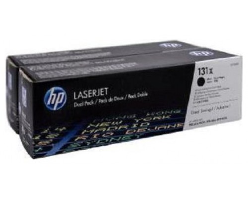 TONER HP CF210XD Nº131X NEGRO PACK 2 UD