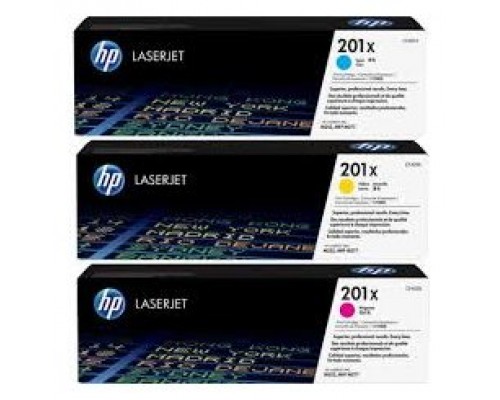 TONER HP CF253XM Nº201X PACK TRICOLOR C/M/Y