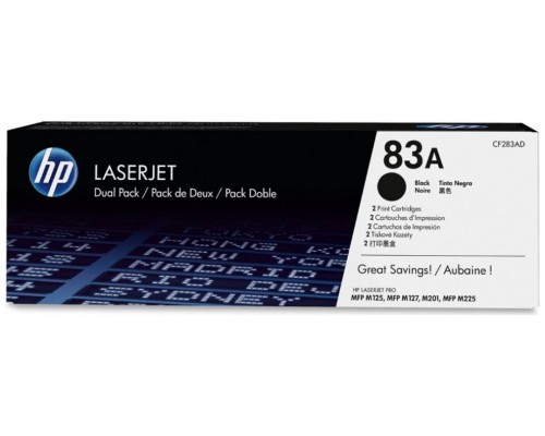 TONER HP CF283A Nº83A NEGRO 1.500PAG