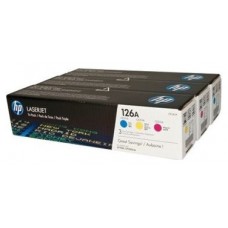 TONER HP CF341A Nº 126A PACK TRICOLOR C/M/Y