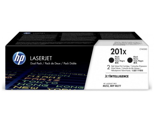 TONER HP CF400XD Nº201X PACK 2 TONER