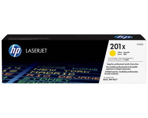 TONER HP CF402X Nº201X AMARILLO 2.300PAG ALTA