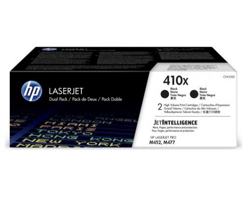 TONER HP CF410XD PACK 2 TONER ALTA CAP