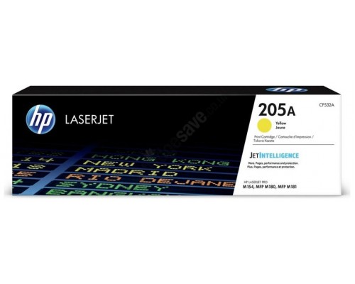 TONER HP CF532A Nº205A AMARILLO 1.000PAG