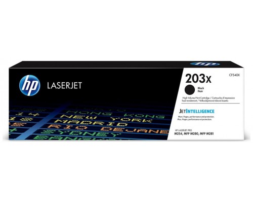 TONER HP CF540X  Nº203X NEGRO 3.200PAG ALTA