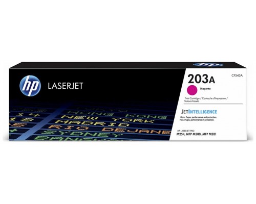 TONER HP CF543A Nº203 MAGENTA 1.300PAG