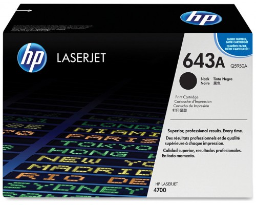 TONER HP Q5950A Nº643A NEGRO 11.000PAG