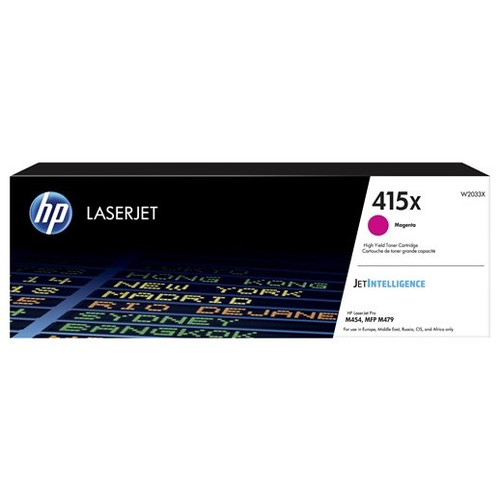 TONER HP W2033X N&ordm;415X MAGENTA 6500PAG